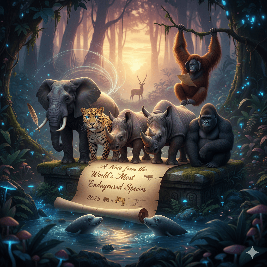 A Note from the World’s Most Endangered Species 2025