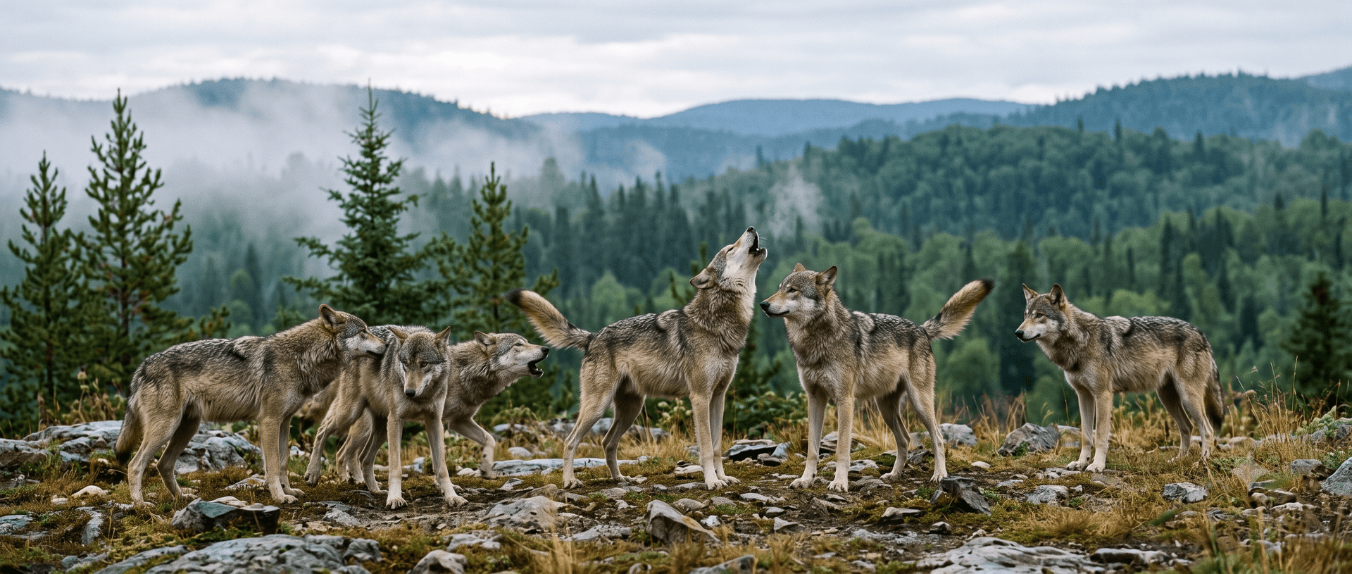 Wolf Pack Communication Patterns
