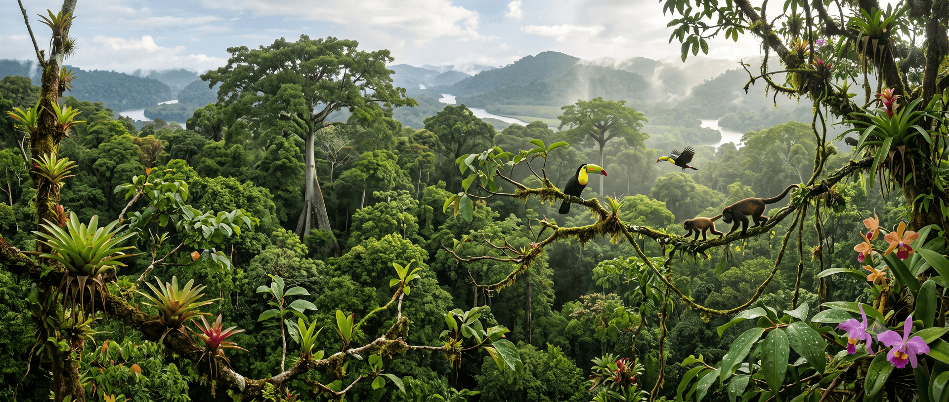 Rainforest canopy ecosystems